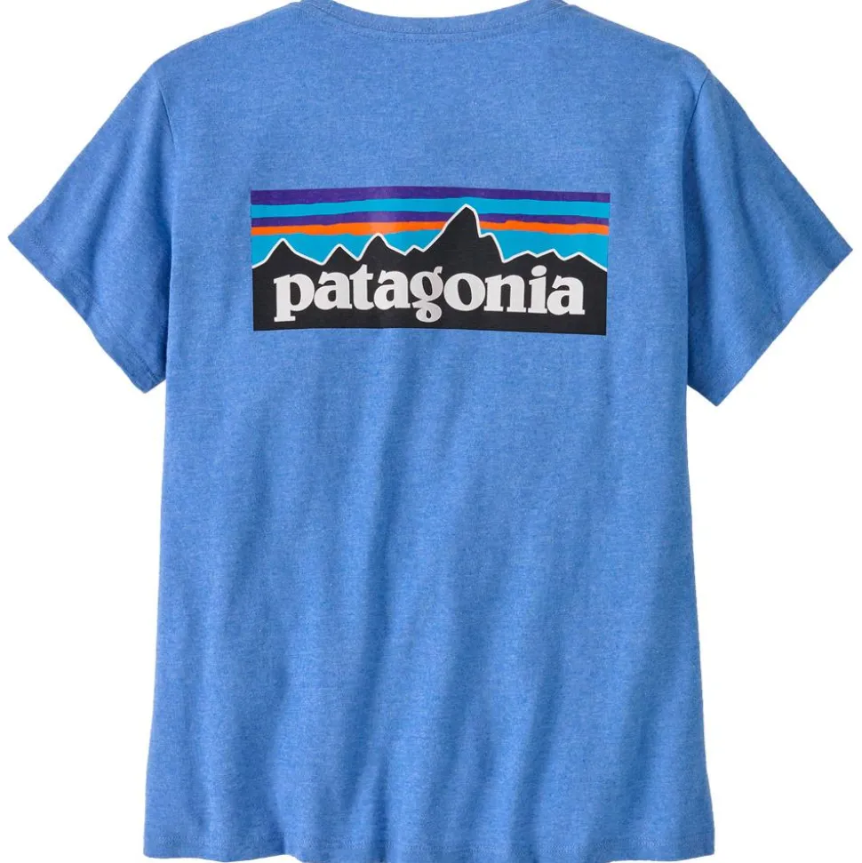 Tee-shirt Patagonia  P-6 Logo Responsibili-Tee Abundant Blue