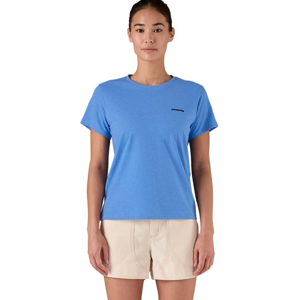 Tee-shirt Patagonia  P-6 Logo Responsibili-Tee Abundant Blue
