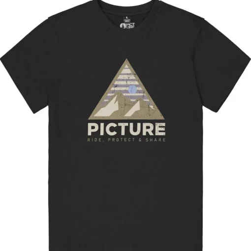 Tee-shirt Picture Authentic Black