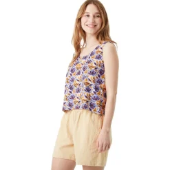 Tee-shirt Picture Silya Printed Tank Top Alpine Thistle Print