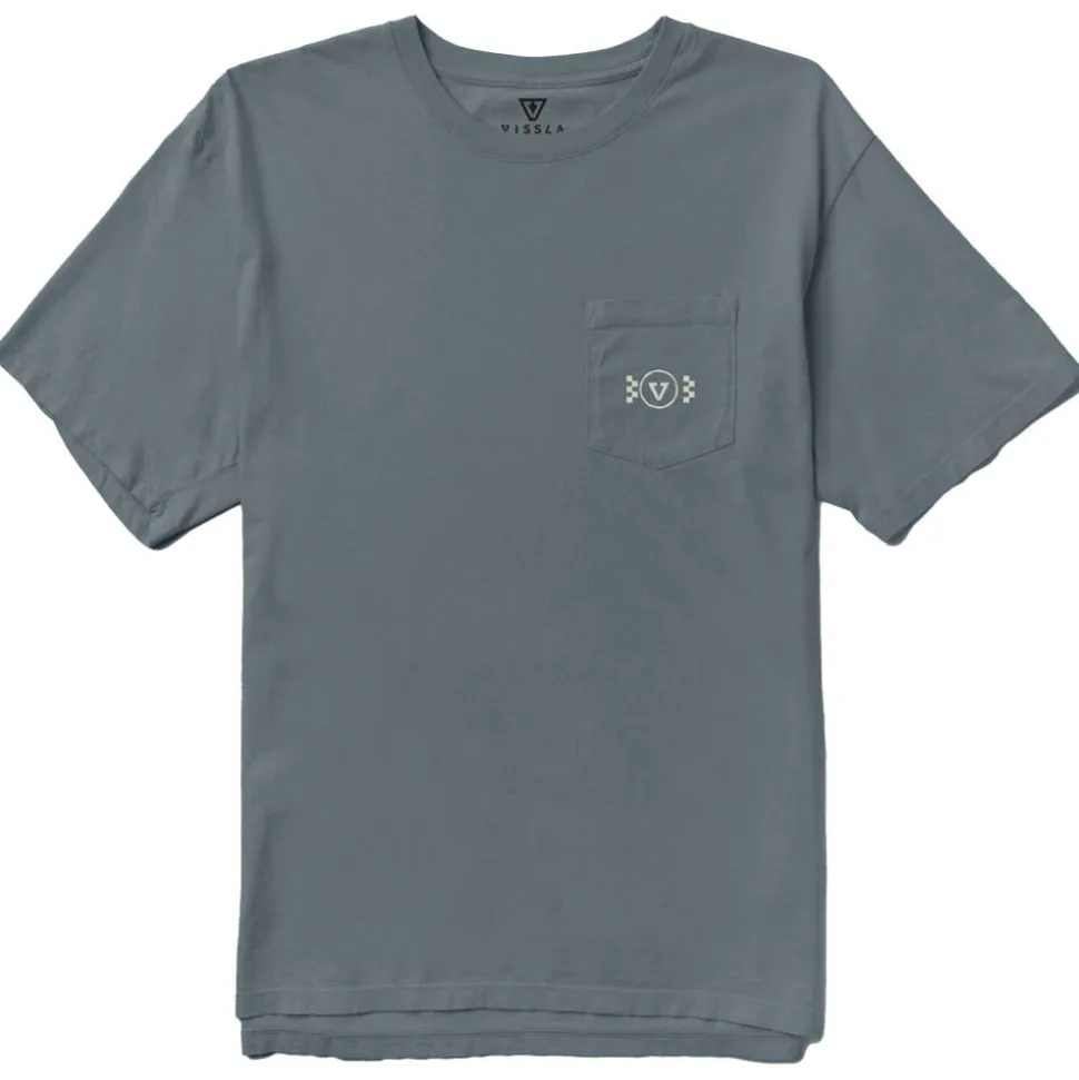 Tee-shirt Vissla Vissla Lounge Premium Pkt Tee Graphite