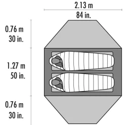 Tente MSR Elixir 2 Green