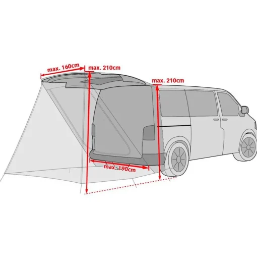 Tente Vaude Drive Van Trunk Linen