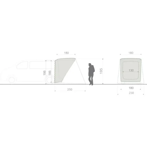 Tente Vaude Drive Van Trunk Linen
