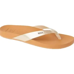 Tongs Reef Cushion Court Girlss Tan Champagne