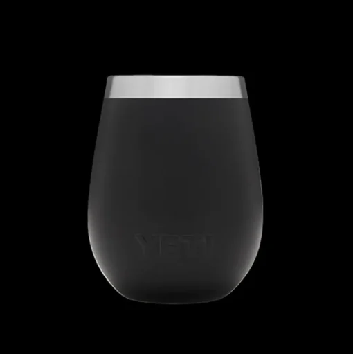 Verre Yeti Rambler 10 Oz Wine Tumbler Black