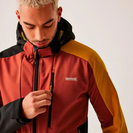 Veste de rando Regatta Hewitts X Red Ochre Black