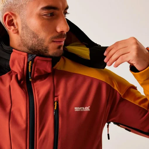 Veste de rando Regatta Hewitts X Red Ochre Black
