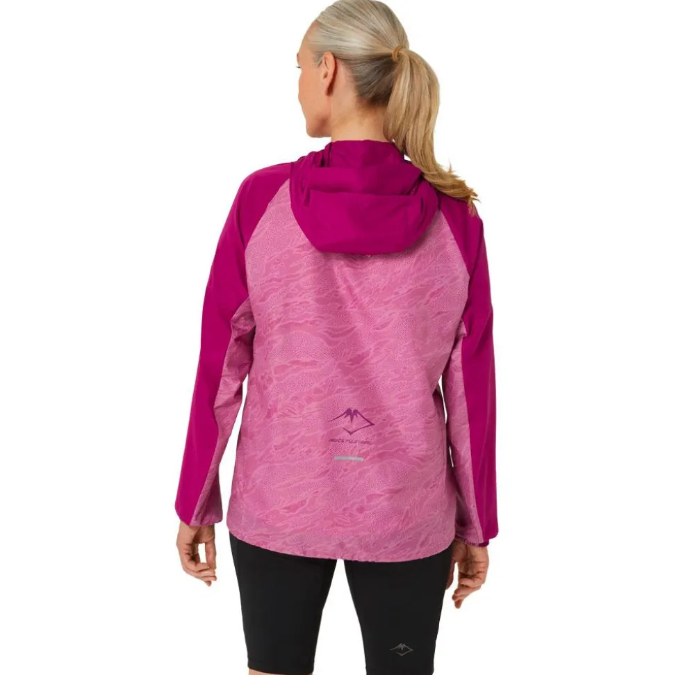 Veste de trail Asics W Fujitrail Packable Jacket Berry Blackberry