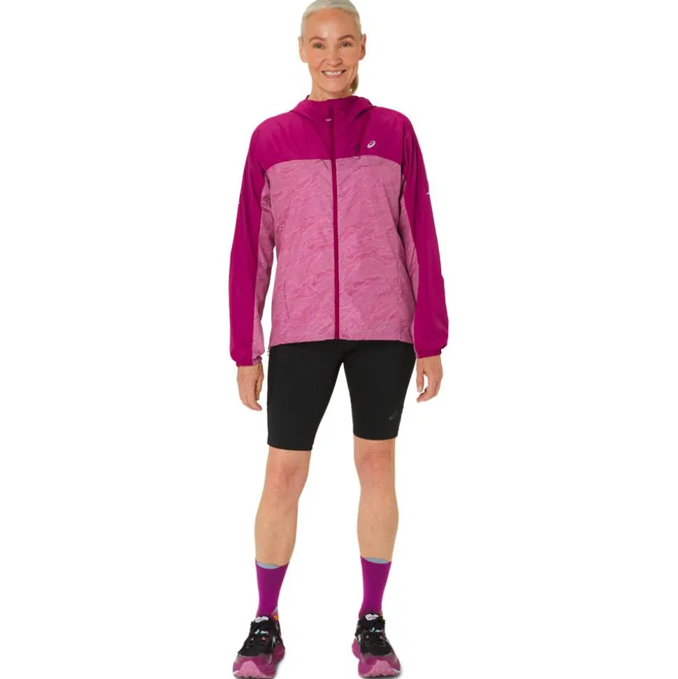 Veste de trail Asics W Fujitrail Packable Jacket Berry Blackberry