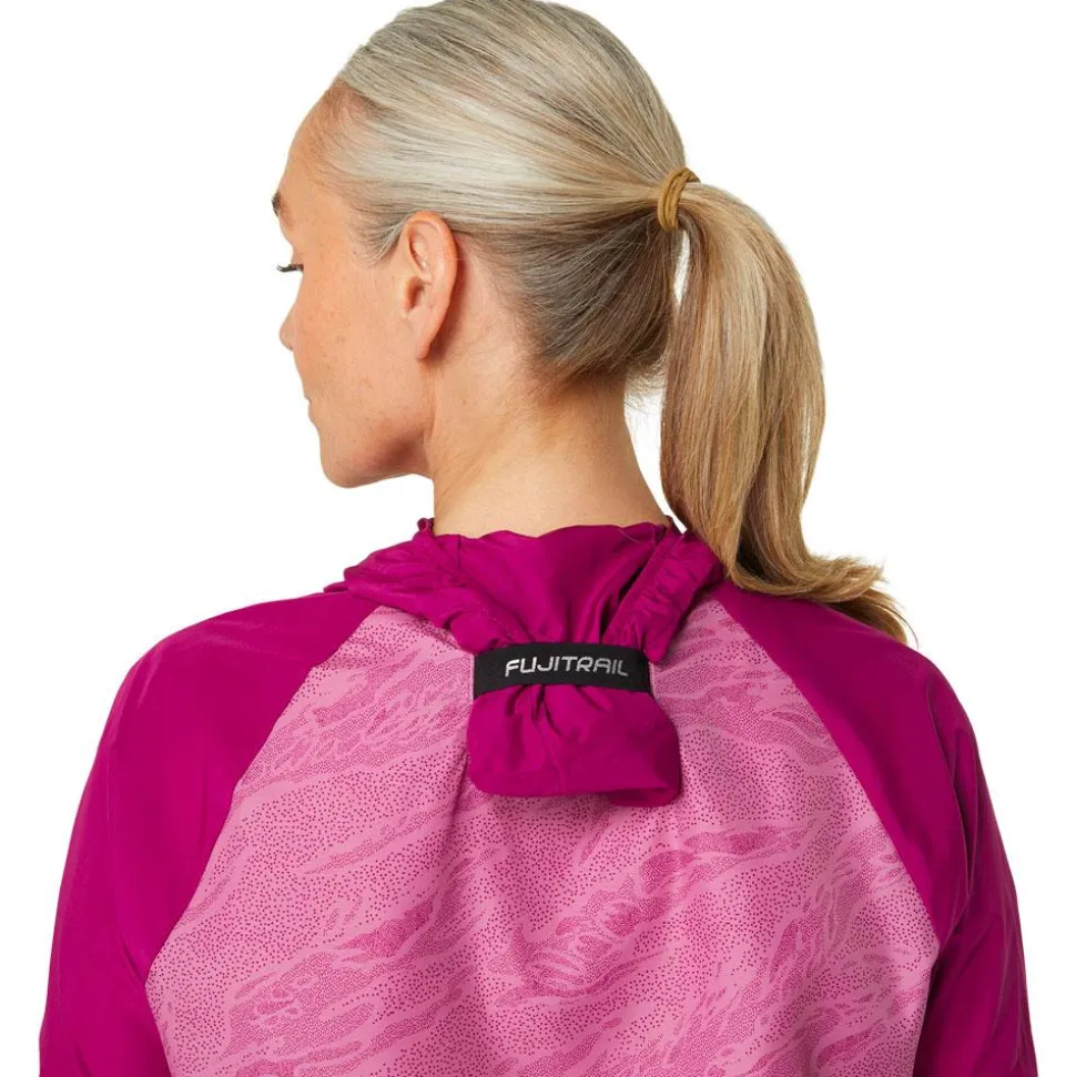 Veste de trail Asics W Fujitrail Packable Jacket Berry Blackberry