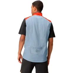 Veste de trail Norrona senja aero90 Vest M's Arednalin - Blue Fog