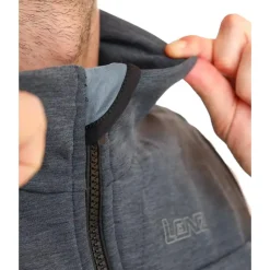 Veste Lenz Heat Vest 2.0 Men + 2 Heat Pads Black Grey Melange