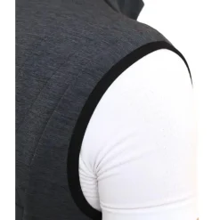 Veste Lenz Heat Vest 2.0 Men + 2 Heat Pads Black Grey Melange