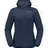 Veste technique Norrona Falketind Aero60 Hood W's Indigo Night